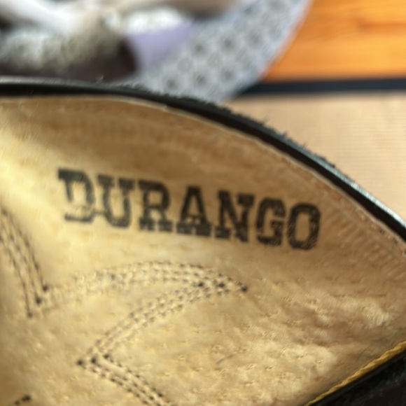 NWOT Durango mid calf size 8 W leather cowboy boots - Picture 8 of 9